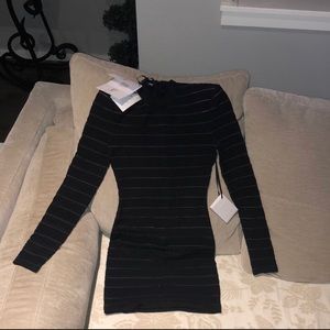 Balmain Bandage dress, emboss Balmain logo NWT